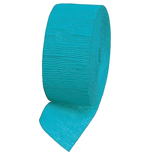 Cozylkx Krepppapier Luftschlangen, Rollen 4,5 cm x 25 Meter, Krepppapier Für Quasten, Girlanden, Blumenherstellung, Partydekorationen Für Abschlussfeier, Jubiläum, Babyparty, Hochzeit von Cozylkx