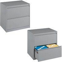 CP C 2000 Acurado Hängeregistraturschrank silber 2 Schubladen 78,7 x 59,0 x 73,3 cm von Cp