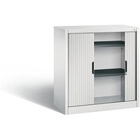 CP Omnispace Rollladenschrank lichtgrau 2 Fachböden 100,0 x 42,0 x 103,0 cm von Cp