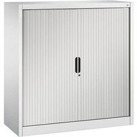 CP Omnispace Rollladenschrank lichtgrau 2 Fachböden 100,0 x 42,0 x 123,0 cm von Cp