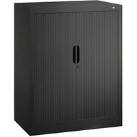 CP Omnispace Rollladenschrank schwarzgrau 2 Fachböden 80,0 x 42,0 x 103,0 cm von Cp