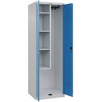 CP Putzmittelschrank Classic Plus 080100-00 S10004 lichtblau, lichtgrau 60,0 x 50,0 x 185,0 cm, aufgebaut von Cp