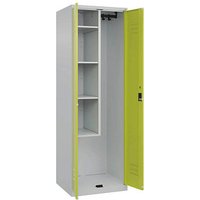 CP Putzmittelschrank Classic Plus 080100-00 S10009 lichtgrau, clowngrün 60,0 x 50,0 x 185,0 cm, aufgebaut von Cp