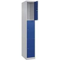 CP Schließfachschrank Classic Plus enzianblau 080000-103 S10003, 3 Schließfächer 30,0 x 50,0 x 185,0 cm von Cp