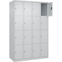 CP Schließfachschrank Classic Plus lichtgrau 080000-404 S10008, 16 Schließfächer 120,0 x 50,0 x 185,0 cm von Cp