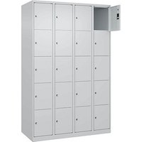 CP Schließfachschrank Classic Plus lichtgrau 080000-405 S10008, 20 Schließfächer 120,0 x 50,0 x 185,0 cm von Cp