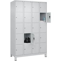 CP Schließfachschrank Classic Plus lichtgrau 080010-405 S10009, 20 Schließfächer 120,0 x 50,0 x 195,0 cm von Cp