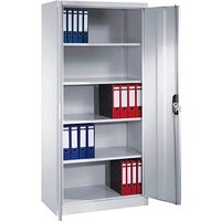 CP Stahlschrank C 2000 Acurado 9280-000 S10766 lichtgrau, weißaluminium 93,0 x 50,0 x 195,0 cm, aufgebaut von Cp