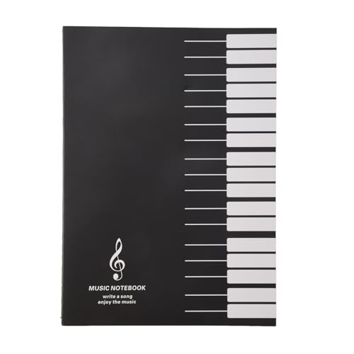 Cpolebev Fünf Zeilen Musik Notizbuch Musik Stab Stab Notizbuch von Cpolebev