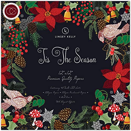 Craft Consortium Double-Sided Paper Pad 12"X12" 40/Pkg-Tis The Season von Craft Consortium