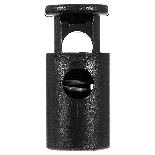 Craft County 1/4 Zoll Heavy Duty Barrel Cord Lock Toggle Stop Slider - Zur Verwendung mit Paracord, Kordelzug, Zubehörkabel und mehr (10er Pack) von Craft County