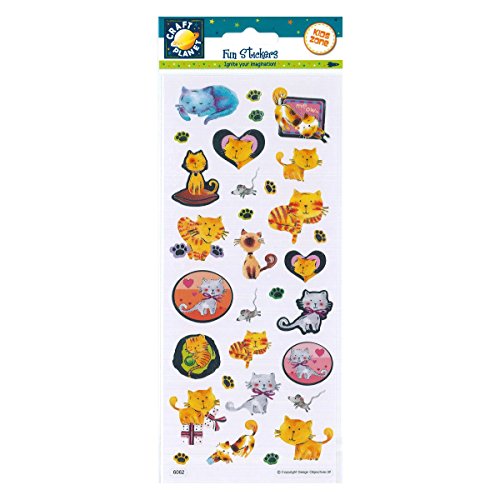 Craft Planet Fun Stickers Aufkleber "Pampered Cats" von Craft Planet