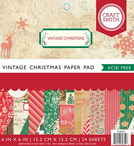 Craft Smith Vintage Christmas Paper Pad von Craft Smith