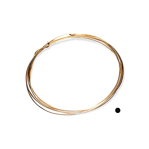 26 Gauge, 14/20 Gelbgold gefüllt, rund, weich, 30 cm Craft Wire 26 Gauge, 14/20 Gelbgold gefüllt, rund, weich, 30 cm Craft Wire von Craft Wire