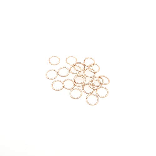 CRAFT WIRE 20 Stück 14/20 Gold gefüllte runde offene Binderinge 6,6 mm 20 Gauge von Craft Wire