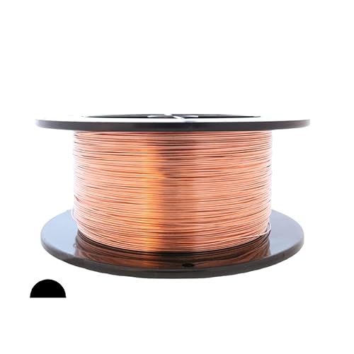 Craft Wire Draht aus 99,9 % reinem Kupferdraht, halbrund, weich, CDA #49,9 - 4,5 kg von Craft Wire