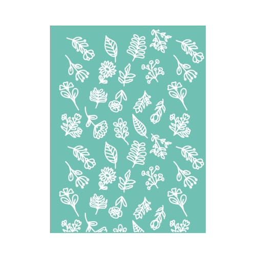 CCarpeta de Embossing Garden Craftelier - Blumenprägung für Scrapbooking und Basteln, kompatibel mit Sizzix Big Shot, Big Shot Plus, Revolution, 15 x 20 cm von Craftelier