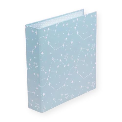 Craftelier - Galaxie gefüttertes Kartonalbum | Minzgrün - System mit 2 weißen Ringen - fester und robuster Einband | Maße 22,5 x 23 cm (6 x 8 Zoll) von Craftelier