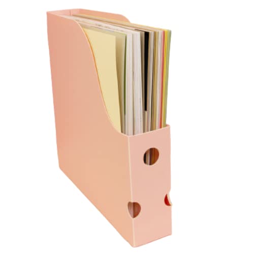 Craftelier - Vertikaler Ordner für die Organisation von Papieren, Karten und anderen Scrapbooking und Handwerk Materialien | Abmessungen 6,7 x 33 x 31,8 cm (2,63 "x 13" x 12,5 ") - Rosa Farbe von Craftelier