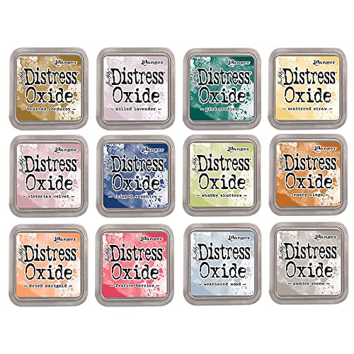 Tim Holtz Distress Oxide Tinten-Set #5, 12 Stück von Craftelier