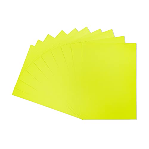 Centura Pearl CP10-CHAR Einfarbige 10 Bogenpacken, cardstock, Chartreuse, 34.4 x 22.5 x 0.5 cm von Crafter's Companion