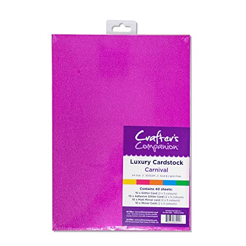 Crafter's Companion CP-LMIX-CARN Luxus Karton Pack Karte Karneval 29.6 x 21 x 10.5 cm, Card, Carnival von Crafter's Companion