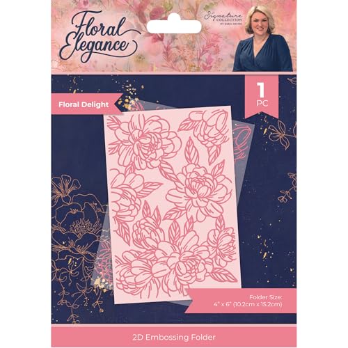 Crafters Companion Sara Signature 2D-Prägeschablone, Floral Delight von Crafter's Companion