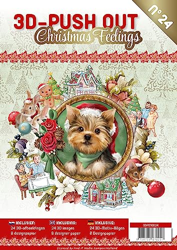 3D-Stanzbogenbuch "Christmas Feelings" 24 Bogen von Crafts