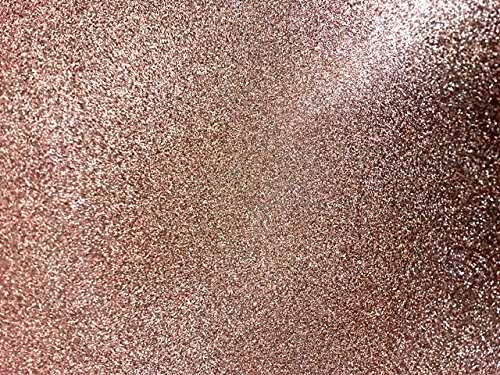 Cranberry Glitzerkarton, 285 g/m², 5 Blatt, A4, Roségold/Blush Pink von Cranberry