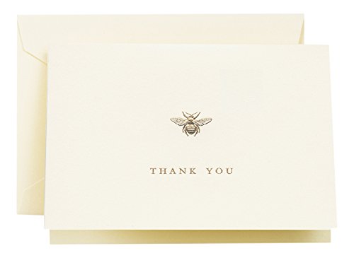 CRANE & Co. Gravur Bumble Bee Thank You Note (ct1644) von Crane & Co.