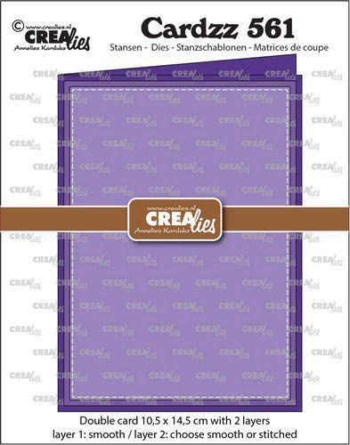 Crealies Cardzz Doppelkarte 10,5x14,5 cm CLCZ561 14,5x21cm von Crealies