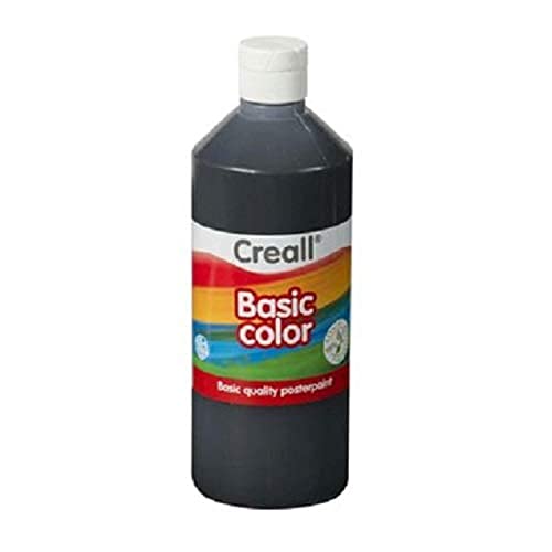 Creall 30080 - Plakatfarbe 500 Ml, schwarz von Creall