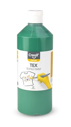 Creall Textil- & Stoffmalfarbe | Grün 500 ml | Waschmaschinenfest nach Fixierung | Für T-Shirts, Jeans, Schuhe, Stofftaschen, Möbel & Autoinnenraum/Dachhimmel Creall Textil- & Stoffmalfarbe | Grün 500 ml | Waschmaschinenfest nach Fixierung | Für T-Shirts, Jeans, Schuhe, Stofftaschen, Möbel & Autoinnenraum/Dachhimmel von Creall