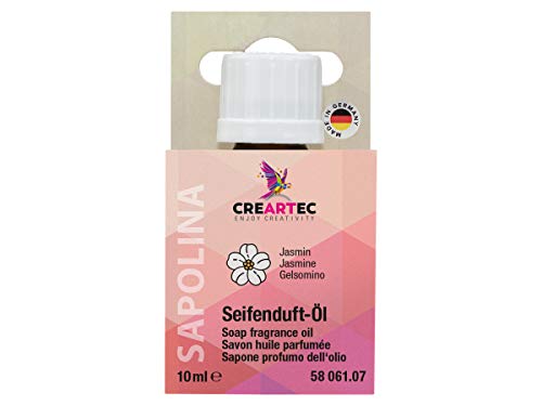 CREARTEC Duftöl für Seifendüfte 10 ml aus Öl selbstgemachten Seifen Duftöl für Seifen Jasmin von Creartec