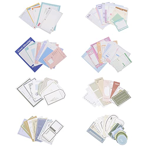 Create idea 200 Stück Scrapbooking Papier Journaling Material Papier DIY Handwerk Dekorative Papier für Notebook Scrapbooking Collaging Journaling Planer Stil A von Create idea