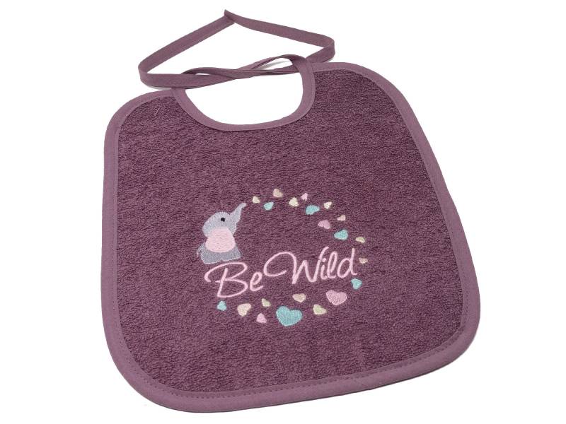 Lätzchen Zum Binden Mit Namen Und Motiv Elefant Bestickt, Geschenk Zur Geburt, Taufe, Babyparty, Babylätzchen Personalisiert, Lätzchen von CreateyourCover