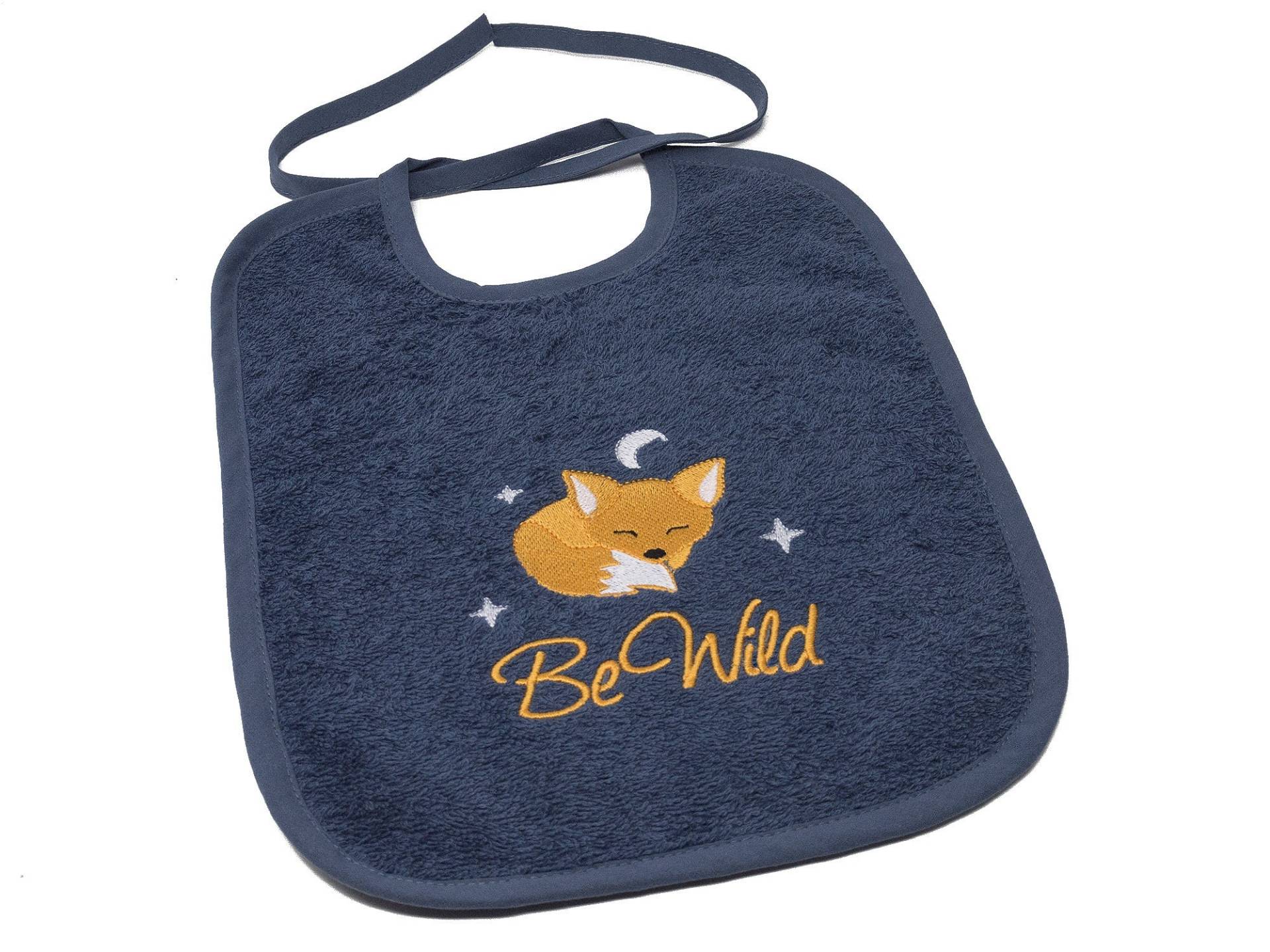 Lätzchen Zum Binden Mit Namen Und Motiv Fuchs, Geschenk Zur Geburt, Taufgeschenk, Babyparty, Personalisiert, Babylätzchen von CreateyourCover