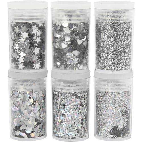 Creativ Company 28467 Glitter Paillettes, metallic von Creativ