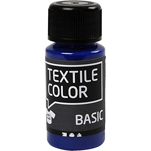 Creativ Company Textilfarbe, 50ml, Primary Blau von Creativ