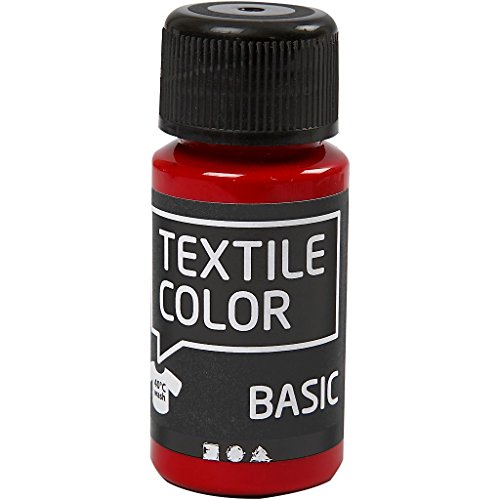 Creativ Company Textilfarbe, 50ml, Rot, Einheitsgröße von Creativ