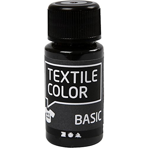 Creativ Company Textilfarbe, 50ml, Schwarz von Creativ