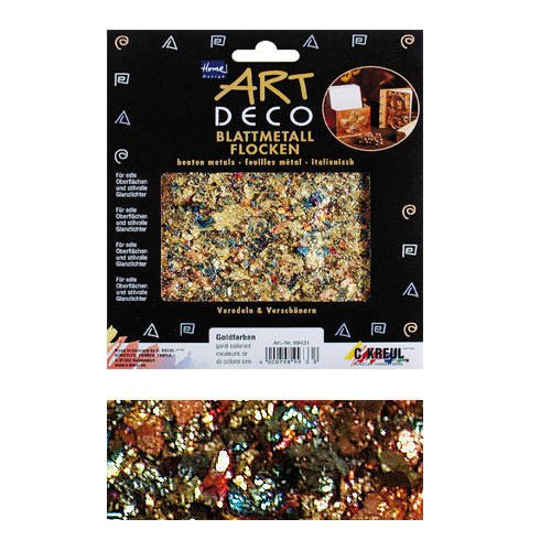 Art Deco Blattmetall-Flocken, 2 g, metallic-mix [Spielzeug] von Creativ Discount