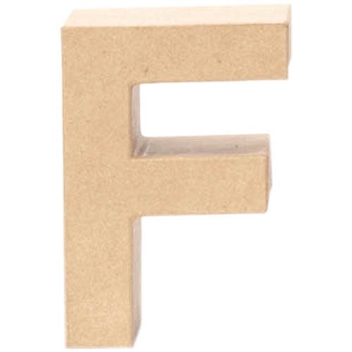 Papp-Buchstabe F, 17,5x5,5cm [Spielzeug] von Creativ Discount