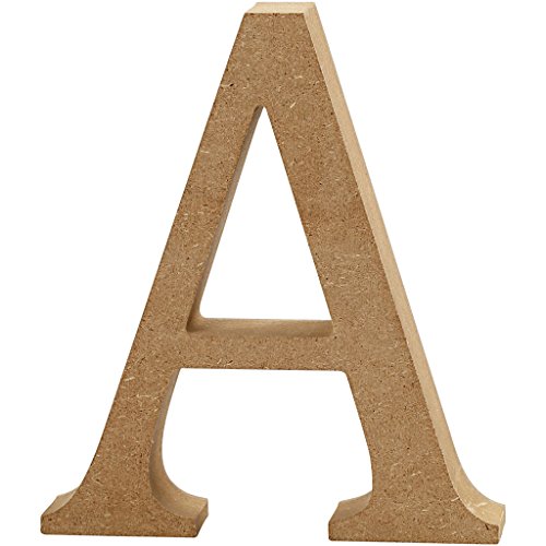 Buchstabe, H: 13 cm, Dicke 2 cm, MDF, A, 1Stck. von Creativ