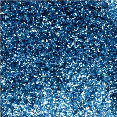 CREATIVE Bio-Glitter in Blau, 10g, blaues Glitzerpulver, Glitzerpuder 100% plastikfrei, umweltfreundliches Bastel-Glitzer für viele Anwendungen von Creativ