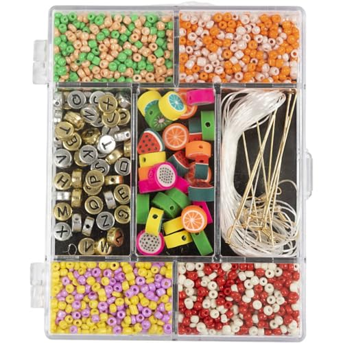 Craft Mix Schmuck, kräftige Farben, Fruchtmischung, 1 Packung von Creativ