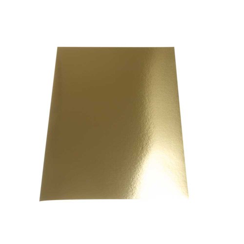 Creativ 220760 Metallfolienkarton, A4, 21 x 30 cm, 280g, 10 Blatt, Goldfarbe von Creativ