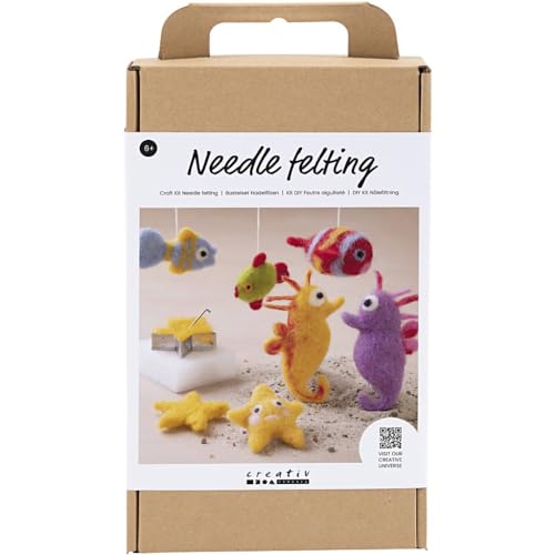 Creativ Bastelset Nadelfilzen, Tiere im Wasser, 1 Packung von Creativ