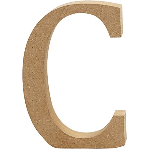 Creativ "C MDF Buchstabe, braun, 13 x 2 cm von Creativ