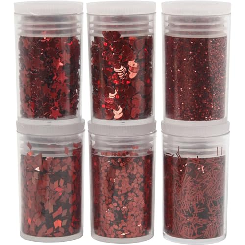 Creativ Company 28463 - Glitzerrot, 1 Farben, Junge/Girl, 30 g von Creativ